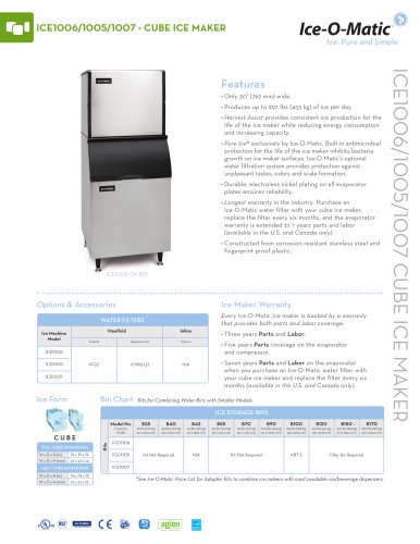 ICE1000-Modular Cube Ice Machine