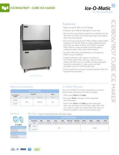 ICE1800-Modular Cube Ice Machine