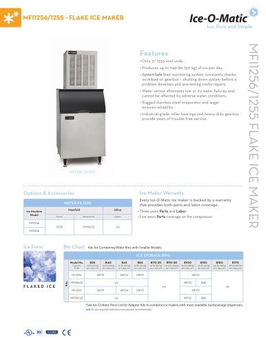 MFI1256/1255-Flake Ice Maker