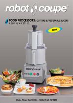 FOOD PROCESSORS : CUTTERS & VEGETABLE SLICERS