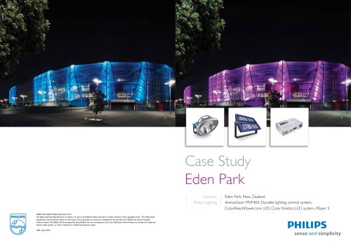 Case Study Eden Park