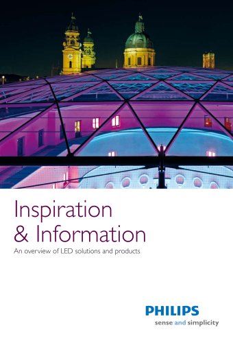 LED brochure: Inspiration and Infomation