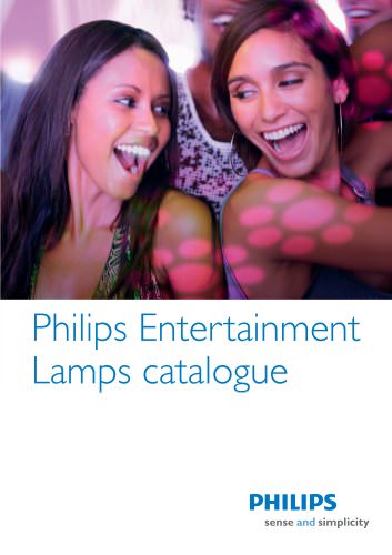 Philips Entertainment Lamps catalogue