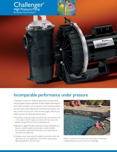 Challenger® High Pressure Pumps