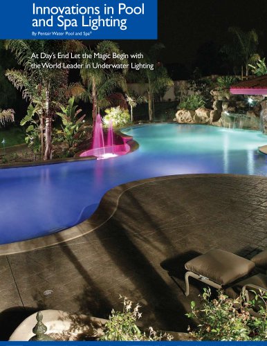 Innovations in Pool and Spa Lighting