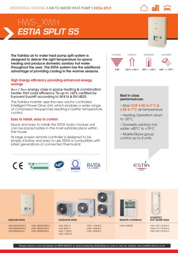 HWS-_XWH PRODUCT SHEET