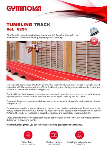 Booklet - GYMNOVA Tumbling Track