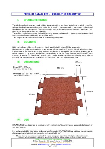 HEXDALLE® XE DALAMAT GS