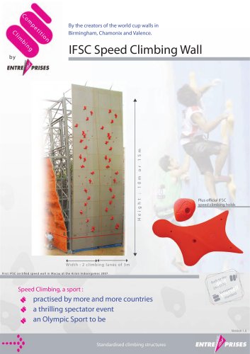 COMPETITION IFSC SPEED WALL