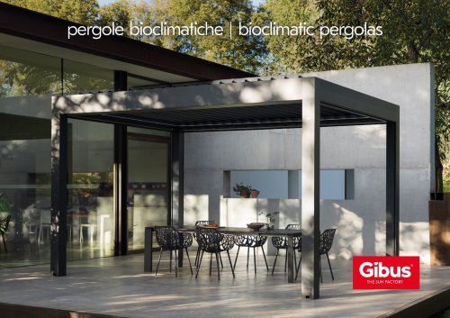 Bioclimatic pergolas 2025