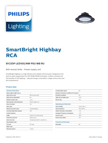 SmartBright HighbayRCA