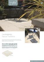 Contemporary paving Natural Travertine