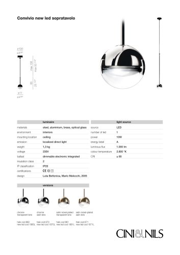 Convivio new led