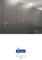 Washroom partition system PRIMO F
