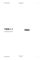suspension lamp TWIN 1.1