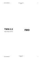 suspension lamp TWIN 2.2