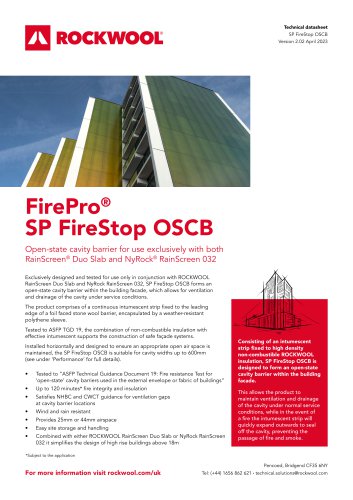 FirePro® SP FireStop OSCB