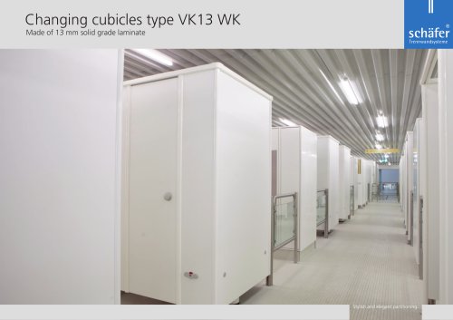 Changing cubicles VK13 WK