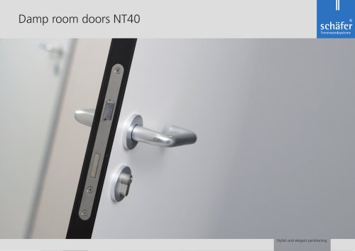 Damp room doors NT40