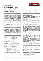 Technical Datasheet PRIMER-PU 140