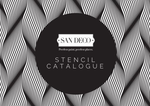 SAN DECO STENCIL CATALOG