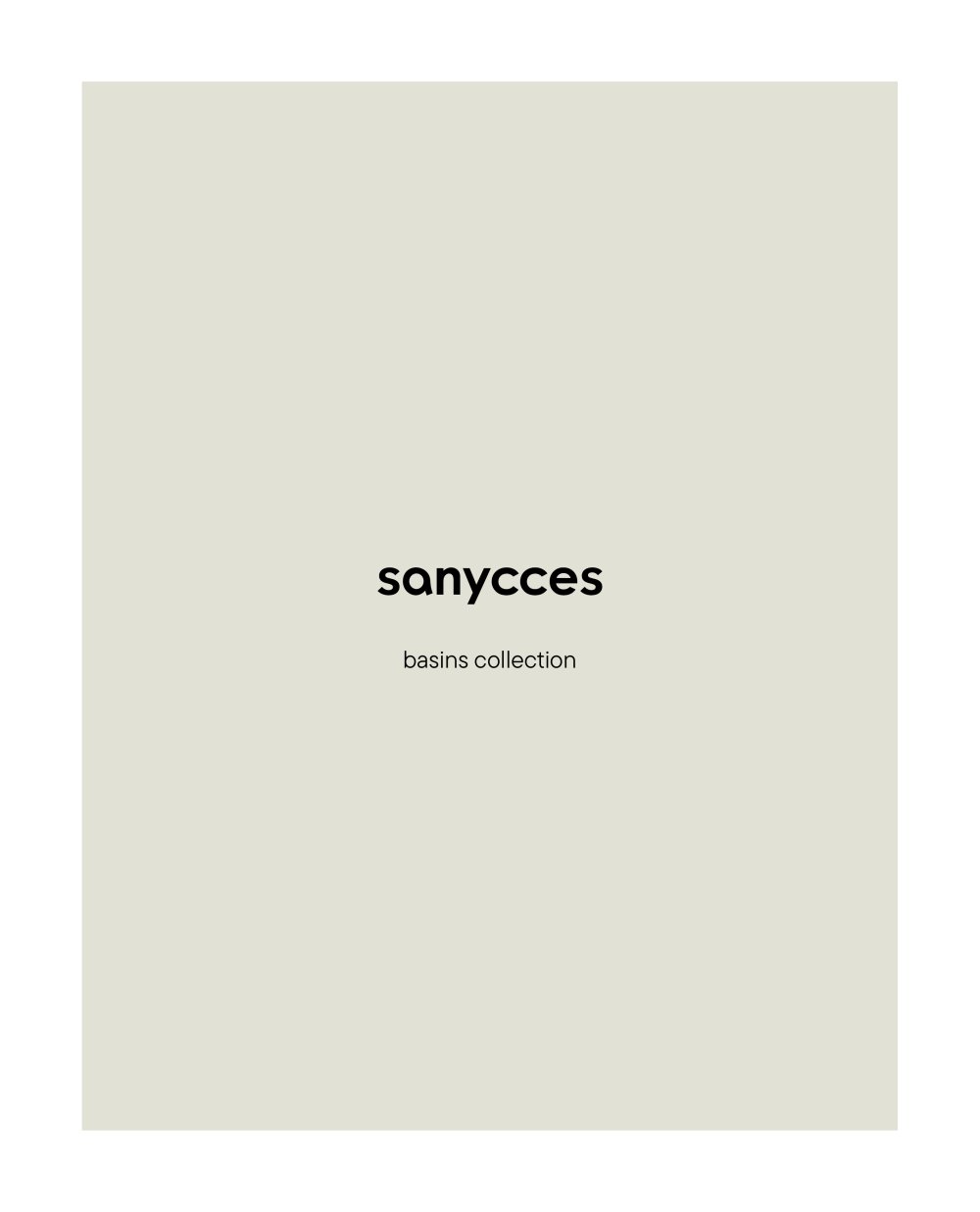 basins collection - SANYCCES