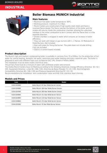 Boiler Biomass MUNICH Industrial