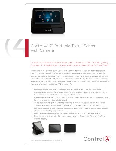 7? Portable Touch Screen  with Camera