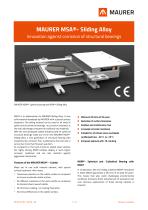 MAURER MSA®- Sliding Alloy