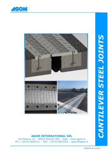 CANTILEVER STEEL JOINTS