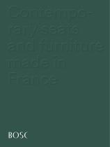 Contemporary seats and furniture made in France