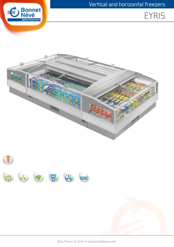 Vertical and horizontal freezers : EYRIS