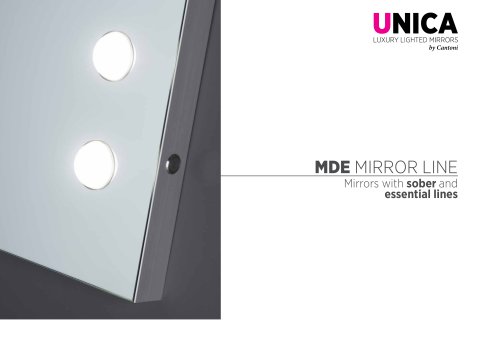 Unica, MDE mirrors line Catalogue