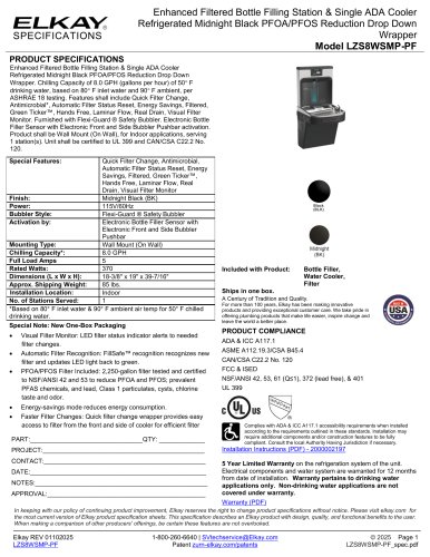 Model LZS8WSMP-PF