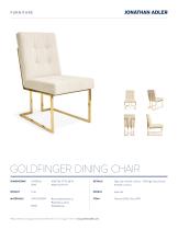 GOLDFINGER DINING CHAIR