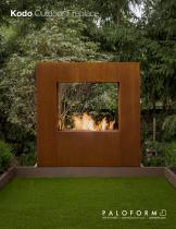 Kodo Outdoor Fireplace Product Sheet