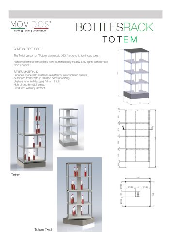 Bottles Rack Totem and Totem Twist