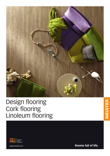 Design flooring Cork flooring Linoleum flooring