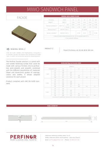 FACADE MIWO SANDWICH PANEL