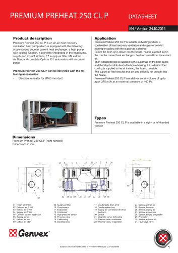 Premium Preheat 250 CL P