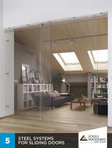 Steel systems for sliding doors