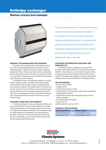 Enthalpy exchanger