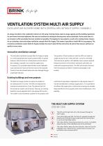 VENTILATION SYSTEM MULTI AIR SUPPLY