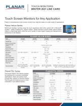 TOUCH MONITORS