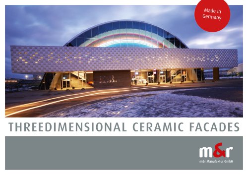 m&r Threedimensional Ceramic Facades