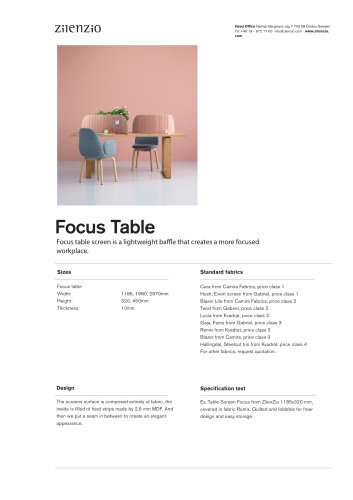 Focus Table