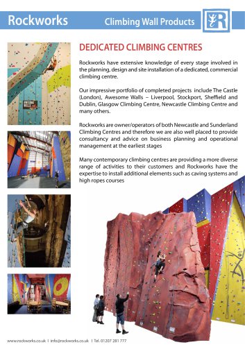 DEDICATED CLIMBING CENTRES