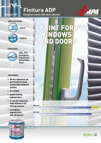 PAINT FOR PVC WINDOWS AND DOORS