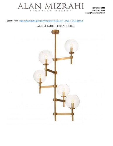 AL0161 JADE H CHANDELIER