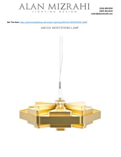 AM2226 MONTEFIORI LAMP